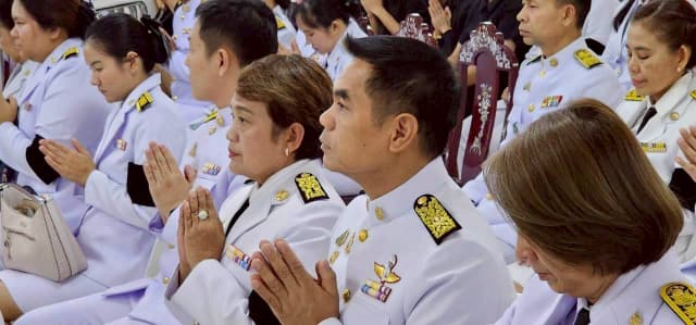 ร่วมพิธีบำเพ็ญกุศลสัตตมวาร ๗ วัน เพื่ออุทิศถวายเป็นพระราชกุศลแด่ สมเด็จพระนางเจ้าสิริกิติ์ พระบรมราชินีนาถ พระบรมราชชนนีพันปีหลวง ภาพที่ 4