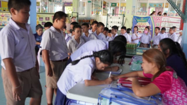 โครงการรณรงค์ต่อต้านโรคเอดส์ ประจำปี 2568 โรงเรียนป่าไม้อุทิศ ๙ ภาพที่ 7