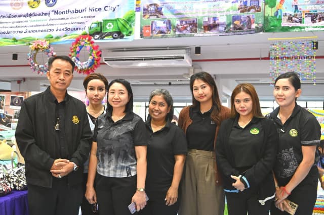 โครงการยกระดับปรับภูมิทัศน์เมืองนนทบุรีสู่เมืองน่าอยู่ "Nonthaburi Nice City" ภายใต้แผนปฏิบัติการจัดการขยะมูลฝอยชุมชน "จังหวัดสะอาด" ณ องค์การบริหารส่วนจังหวัดนนทบุรี ภาพที่ 4