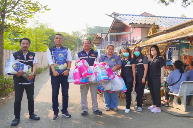 📢 ลงพื้นที่มอบวัสดุอุปกรณ์ที่จำเป็นสำหรับผู้ที่มีภาวะพึ่งพิงในตำบล📢 ภาพที่ 35
