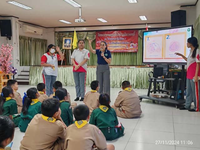 โครงการรณรงค์ต่อต้านโรคเอดส์ ประจำปี 2568 โรงเรียนวัดบางรักน้อย ภาพที่ 2