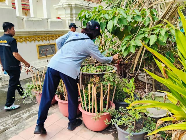 โครงการ"รณรงค์ป้องกันโรคไข้เลือดออก" ณ โรงพยาบาลส่งเสริมสุขภาพตำบลบางรักน้อย หมู่ 3 ภาพที่ 21