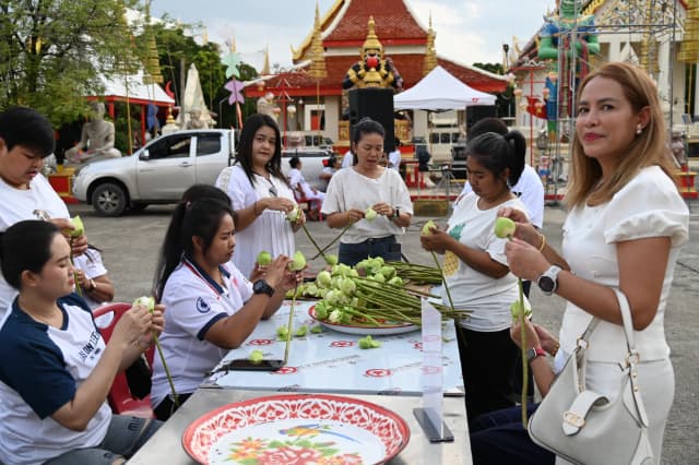 โครงการสืบสานประเพณีแห่เทียน และสวดมนต์ปฏิบัติธรรม เนื่องในวันเข้าพรรษาและวันอาสาฬหบูชา ประจำปี 2568 ภาพที่ 28