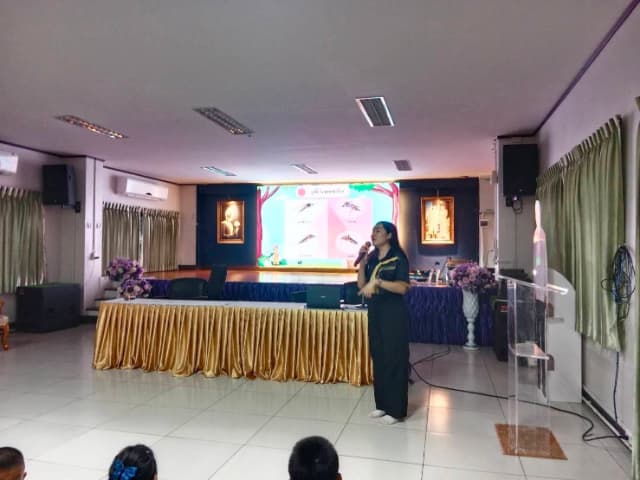 โครงการอบรมรณรงค์ป้องกันโรคไข้เลือดออก ณ โรงเรียนวัดบางรักน้อย ภาพที่ 8
