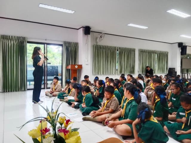 โครงการอบรมรณรงค์ป้องกันโรคไข้เลือดออก ณ โรงเรียนวัดบางรักน้อย ภาพที่ 9