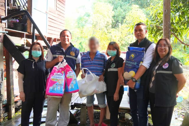 📢 ลงพื้นที่มอบวัสดุอุปกรณ์ที่จำเป็นสำหรับผู้ที่มีภาวะพึ่งพิงในตำบล📢 ภาพที่ 25