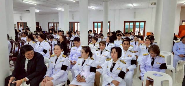 ร่วมพิธีบำเพ็ญกุศลสัตตมวาร ๗ วัน เพื่ออุทิศถวายเป็นพระราชกุศลแด่ สมเด็จพระนางเจ้าสิริกิติ์ พระบรมราชินีนาถ พระบรมราชชนนีพันปีหลวง ภาพที่ 9