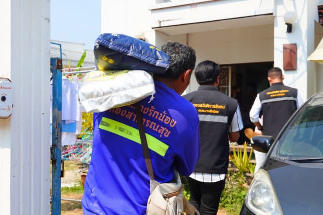 📢 ลงพื้นที่มอบวัสดุอุปกรณ์ที่จำเป็นสำหรับผู้ที่มีภาวะพึ่งพิงในตำบล📢 ภาพที่ 2