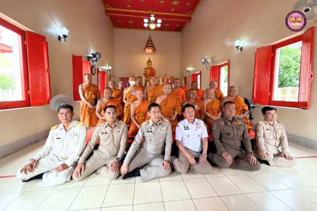 โครงการสร้างความปรองดองสมานฉันท์โดยใช้หลักธรรมทางพระพุทธศาสนา"หมู่บ้านศีล 5" ภาพที่ 8