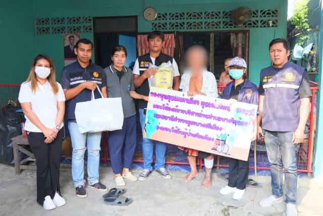 📢 ลงพื้นที่มอบวัสดุอุปกรณ์ที่จำเป็นสำหรับผู้ที่มีภาวะพึ่งพิงในตำบล📢 ภาพที่ 9