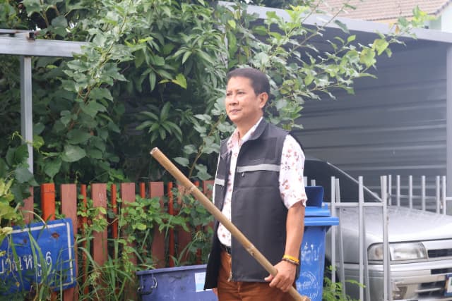 โครงการรณรงค์ส่งเสริมเพื่อรักษาสภาพแวดล้อมภายในตำบล ปรับปรุงภูมิทัศน์ บริเวณถนนซอยอนามัย - ศาลปู่ขุน หมู่ที่6 ภาพที่ 14