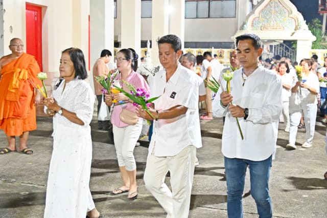 โครงการสืบสานประเพณีแห่เทียน และสวดมนต์ปฏิบัติธรรม เนื่องในวันเข้าพรรษาและวันอาสาฬหบูชา ประจำปี 2568 ภาพที่ 27
