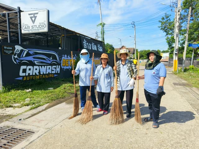 โครงการรณรงค์ส่งเสริมเพื่อรักษาสภาพแวดล้อมภายในตำบลและปรับปรุงภูมิทัศน์ บริเวณ ซอย 8 บางรักน้อย ภาพที่ 14