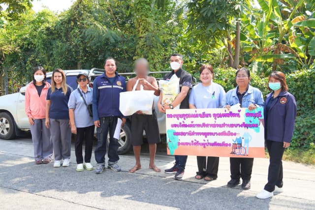 📢 ลงพื้นที่มอบวัสดุอุปกรณ์ที่จำเป็นสำหรับผู้ที่มีภาวะพึ่งพิงในตำบล📢 ภาพที่ 10