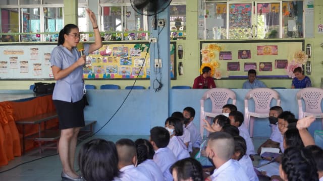 โครงการรณรงค์ต่อต้านโรคเอดส์ ประจำปี 2568 โรงเรียนป่าไม้อุทิศ ๙ ภาพที่ 13
