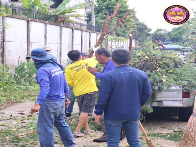โครงการรณรงค์ส่งเสริมเพื่อรักษาสภาพแวดล้อมภายในตำบล ปรับปรุงภูมิทัศน์ บริเวณถนนซอยอนามัย - ศาลปู่ขุน หมู่ที่6 ภาพที่ 19
