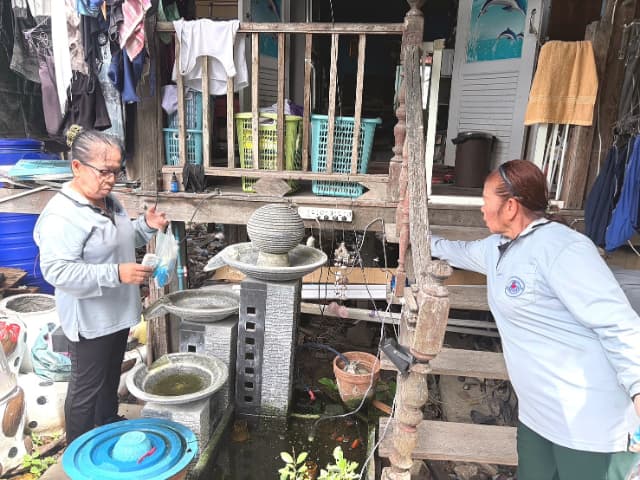 โครงการ"รณรงค์ป้องกันโรคไข้เลือดออก" ณ โรงพยาบาลส่งเสริมสุขภาพตำบลบางรักน้อย หมู่ 6 ภาพที่ 49