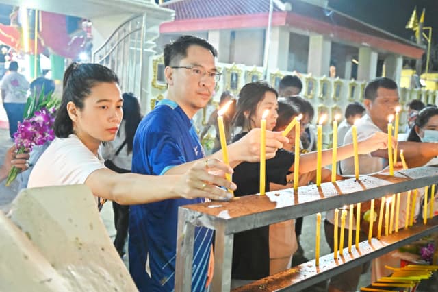 โครงการสืบสานประเพณีแห่เทียน และสวดมนต์ปฏิบัติธรรม เนื่องในวันเข้าพรรษาและวันอาสาฬหบูชา ประจำปี 2568 ภาพที่ 45