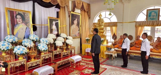 ร่วมพิธีสวดพระพุทธมนต์และเจริญจิตตภาวนาอุทิศถวายพระราชกุศลแด่ สมเด็จพระนางเจ้าสิริกิติ์ พระบรมราชินีนาถ พระบรมราชชนนีพันปีหลวง (ครั้งที่ 5) ภาพที่ 1