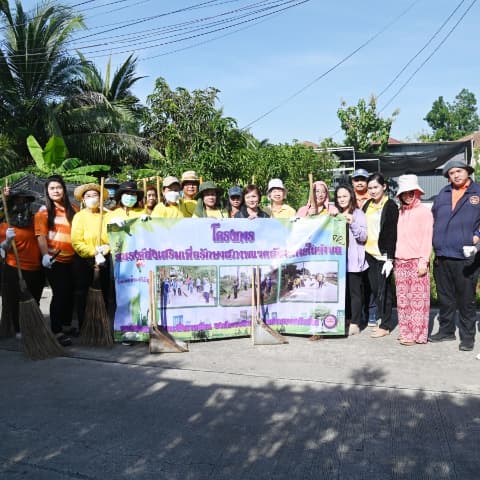 โครงการรณรงค์ส่งเสริมเพื่อรักษาสภาพแวดล้อมภายในตำบล บริเวณ ซอยประชาร่วมใจ หมู่ที่ 1 ภาพที่ 12