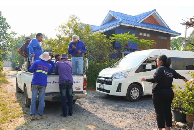 📢 ลงพื้นที่มอบวัสดุอุปกรณ์ที่จำเป็นสำหรับผู้ที่มีภาวะพึ่งพิงในตำบล📢 ภาพที่ 13