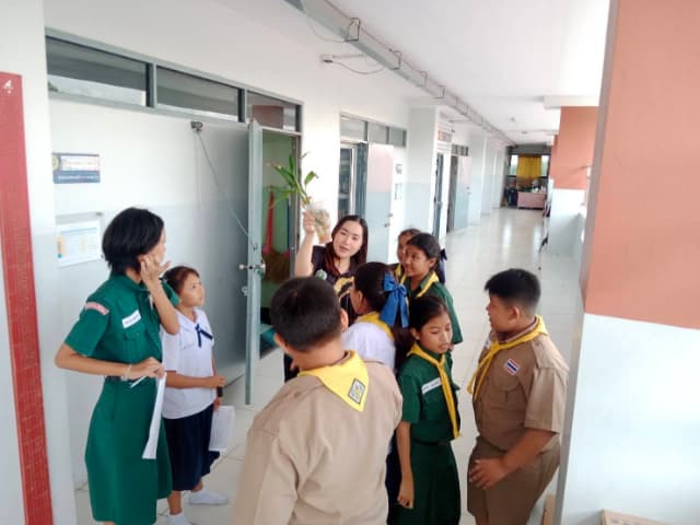 โครงการอบรมรณรงค์ป้องกันโรคไข้เลือดออก ณ โรงเรียนวัดบางรักน้อย ภาพที่ 11