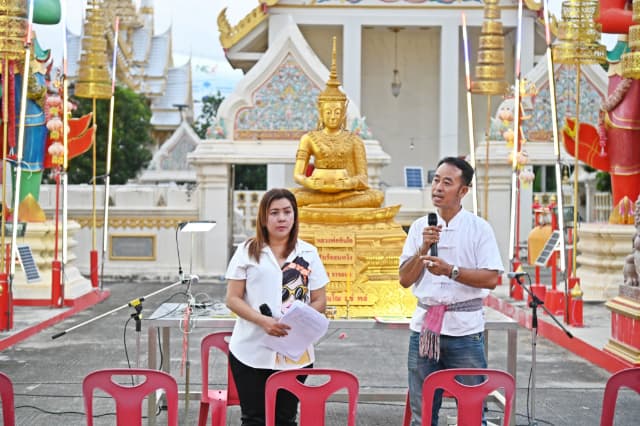 โครงการสืบสานประเพณีแห่เทียน และสวดมนต์ปฏิบัติธรรม เนื่องในวันเข้าพรรษาและวันอาสาฬหบูชา ประจำปี 2568 ภาพที่ 39