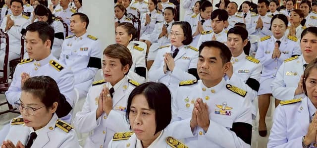 ร่วมพิธีบำเพ็ญกุศลสัตตมวาร ๗ วัน เพื่ออุทิศถวายเป็นพระราชกุศลแด่ สมเด็จพระนางเจ้าสิริกิติ์ พระบรมราชินีนาถ พระบรมราชชนนีพันปีหลวง ภาพที่ 10