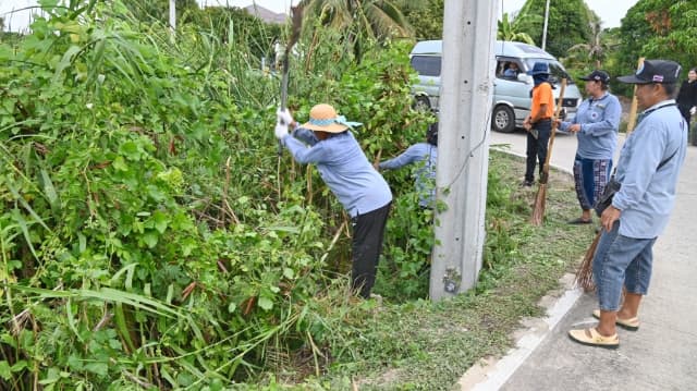 โครงการรณรงค์ส่งเสริมเพื่อรักษาสภาพแวดล้อมภายในตำบล บริเวณ ซอยบัวคนึง ภาพที่ 3