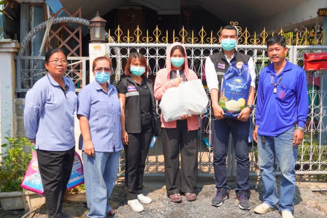 📢 ลงพื้นที่มอบวัสดุอุปกรณ์ที่จำเป็นสำหรับผู้ที่มีภาวะพึ่งพิงในตำบล📢 ภาพที่ 28