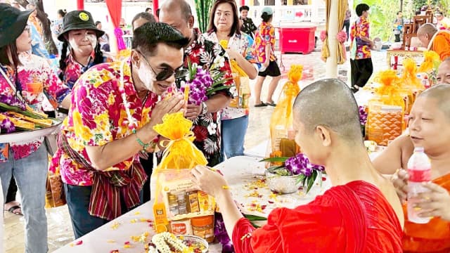 โครงการจัดงานสืบสานประเพณีสงกรานต์ วันครอบครัว และวันผู้สูงอายุ ประจำปี 2568 ภาพที่ 9