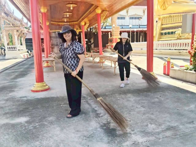 กิจกรรมบำเพ็ญประโยชน์ทำความสะอาด (Big Cleaning Day ) วัดบางรักน้อย ภาพที่ 16