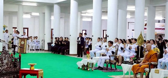 ร่วมพิธีบำเพ็ญกุศลสัตตมวาร ๗ วัน เพื่ออุทิศถวายเป็นพระราชกุศลแด่ สมเด็จพระนางเจ้าสิริกิติ์ พระบรมราชินีนาถ พระบรมราชชนนีพันปีหลวง ภาพที่ 7