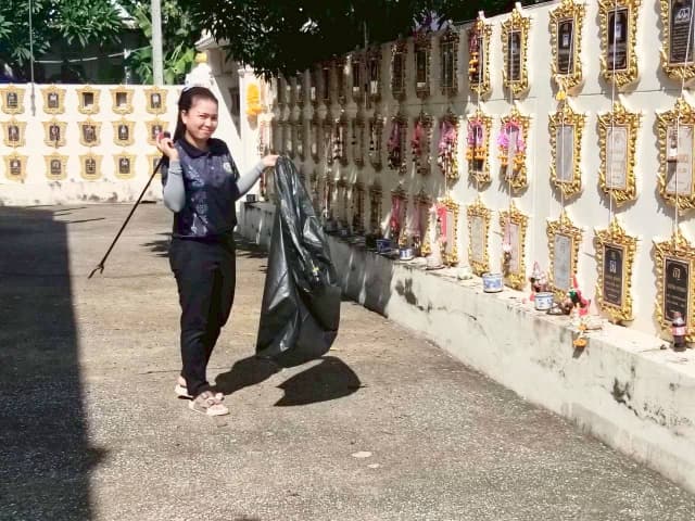 กิจกรรมบำเพ็ญประโยชน์ทำความสะอาด (Big Cleaning Day ) วัดบางรักน้อย ภาพที่ 15