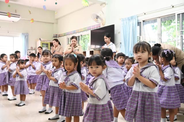 พิธีไหว้ครู ประจำปีการศึกษา 2569 ศูนย์พัฒนาเด็กเล็กในสังกัดเทศบาลเมืองบางรักน้อย ภาพที่ 8