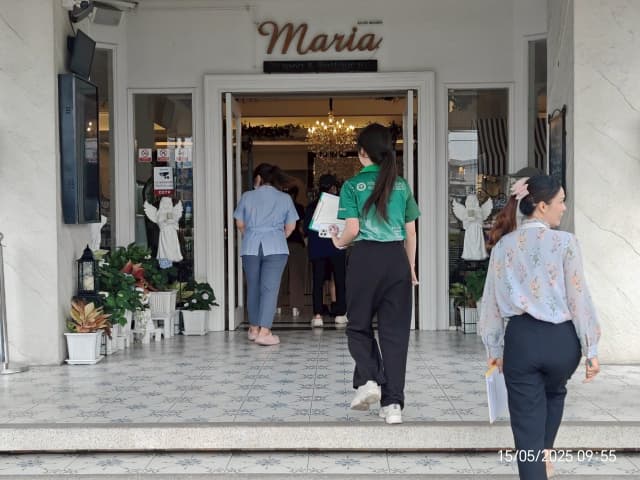 ตรวจประเมินร้านอาหารที่เปิดร้านตามมาตรฐานของกระทรวงสาธารณสุขในตำบลบางรักน้อย ภาพที่ 23