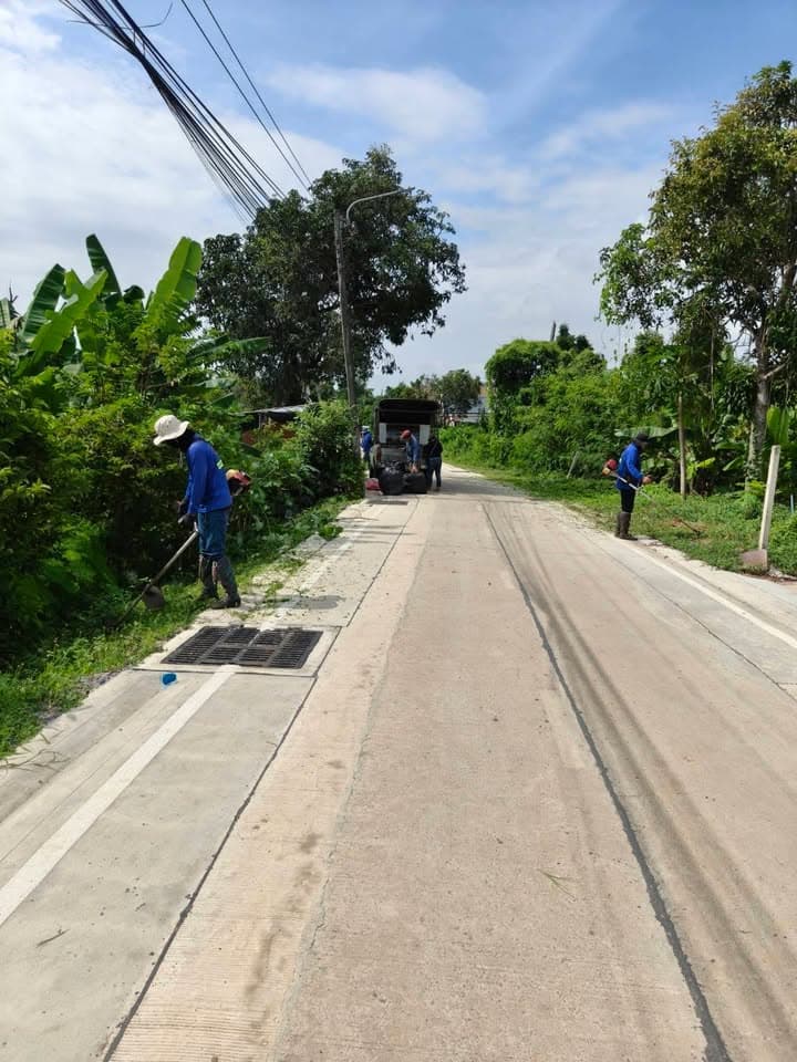 กองสาธารณสุขและสิ่งแวดล้อม ลงพื้นที่ดำเนินการปรับภูมิทัศน์ตัดแต่งกิ่งไม้และตัดหญ้าริมถนนสาธารณะในเขตพื้นที่ตำบลบางรักน้อย ภาพที่ 12