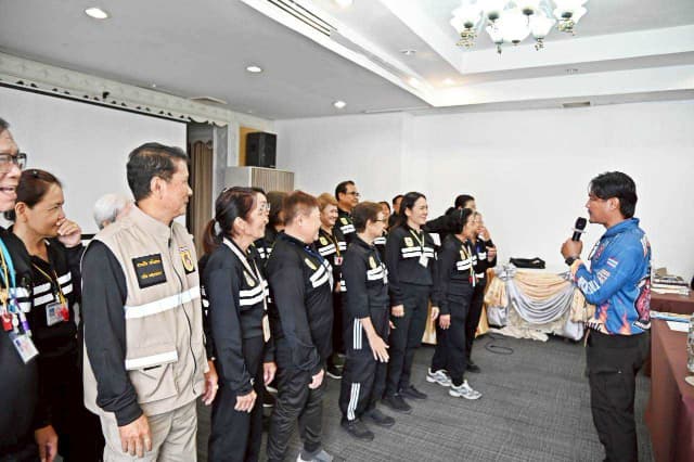 โครงการฝึกอบรมและทบทวนอาสาสมัครป้องกันภัยฝ่ายพลเรือน(อปพร)ประจำปี 2568 ภาพที่ 44
