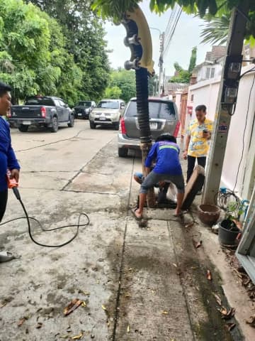 กองสาธารณสุขและสิ่งแวดล้อม ดำเนินการดูดลอกท่อระบายน้ำ หมู่บ้านนนทรีปาร์ค หมู่ที่ 3 ภาพที่ 14