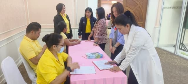 โครงการพัฒนาศักยภาพบุคลากรเพื่อทบทวนความรู้ ระเบียบ ข้อบังคับ ข้อกำหนด กฎหมายให้แก่พนักงานในสังกัด ภาพที่ 7