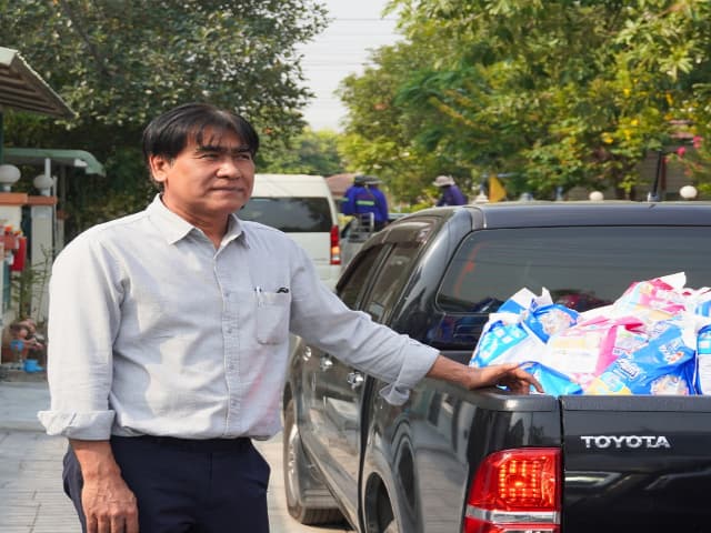 📢 ลงพื้นที่มอบวัสดุอุปกรณ์ที่จำเป็นสำหรับผู้ที่มีภาวะพึ่งพิงในตำบล📢 ภาพที่ 15
