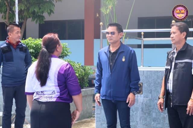 ฝึกซ้อมแผนป้องกันการเกิดอัคคีภัยเพื่อสร้างความรู้ ความปลอดภัย ให้แก่นักเรียนโรงเรียนวัดบางรักน้อยและศูนย์พัฒนาเด็กเล็ก ภาพที่ 7