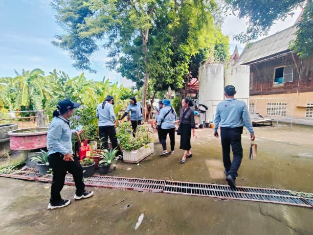 โครงการ"รณรงค์ป้องกันโรคไข้เลือดออก" ณ โรงพยาบาลส่งเสริมสุขภาพตำบลบางรักน้อย หมู่ 3 ภาพที่ 5