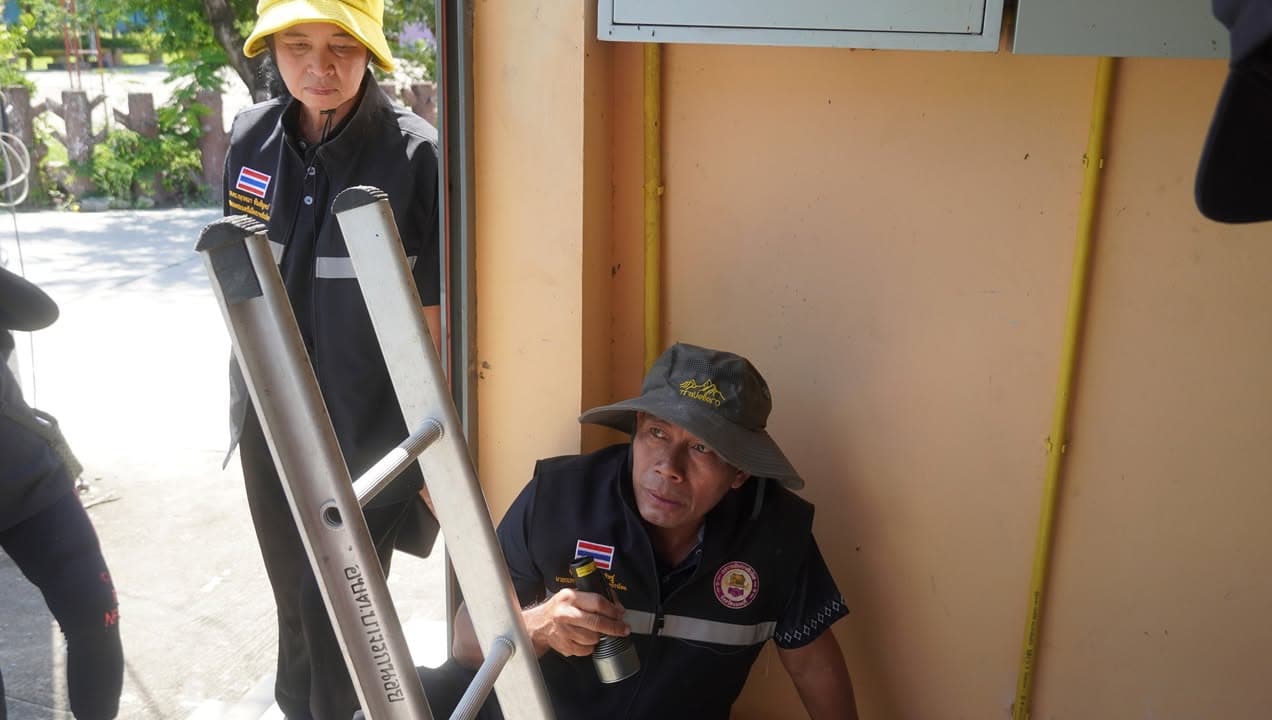 เทศบาลเมืองบางรักน้อยลงพื้นที่ตรวจสอบระบบระบายน้ำ ป้องกันและเตรียมความพร้อมรับสถานการณ์น้ำท่วม ภาพที่ 20
