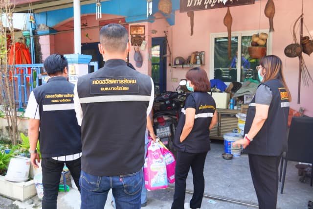 📢 ลงพื้นที่มอบวัสดุอุปกรณ์ที่จำเป็นสำหรับผู้ที่มีภาวะพึ่งพิงในตำบล📢 ภาพที่ 19