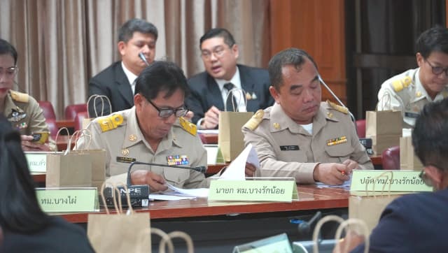 ประชุมผู้บริหารองค์กรปกครองส่วนท้องถิ่น ณ ศาลากลางจังหวัดนนทบุรี ครั้งที่ 3/2569 ภาพที่ 6
