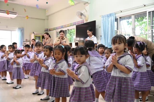 พิธีไหว้ครู ประจำปีการศึกษา 2569 ศูนย์พัฒนาเด็กเล็กในสังกัดเทศบาลเมืองบางรักน้อย ภาพที่ 19