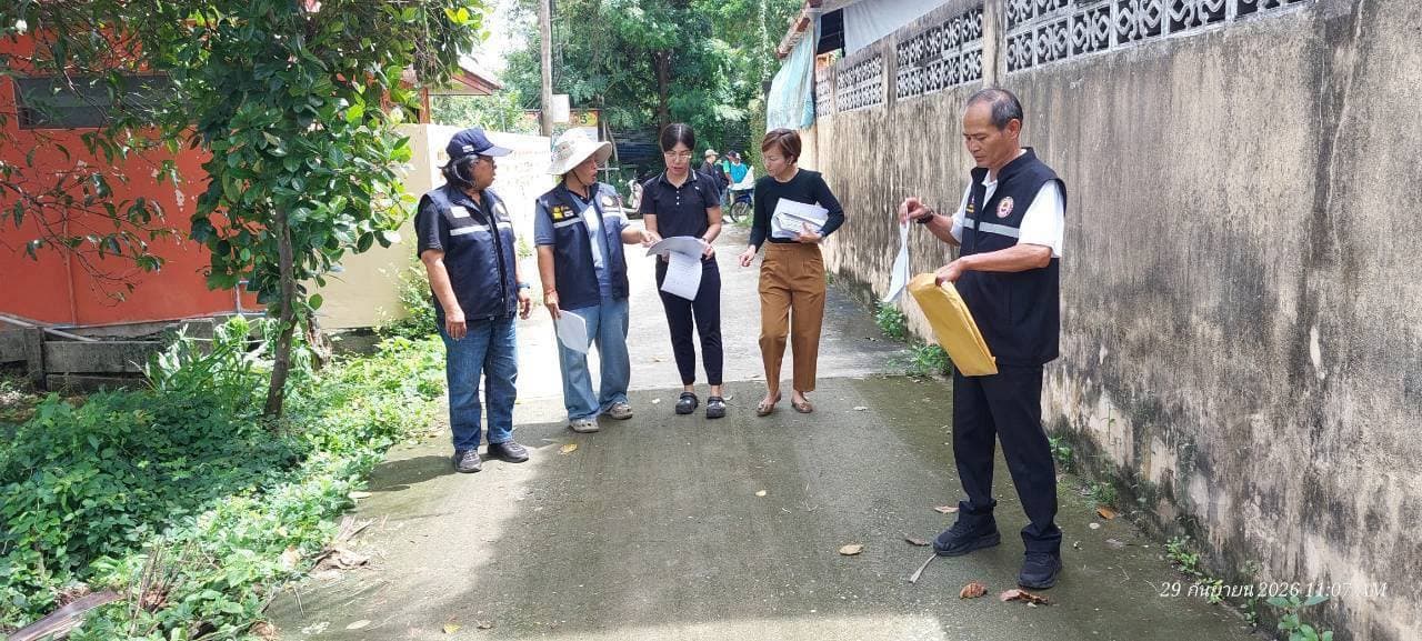 เทศบาลเมืองบางรักน้อยลงพื้นที่สำรวจและช่วยเหลือประชาชนที่ได้รับผลกระทบจากน้ำท่วม ภาพที่ 6