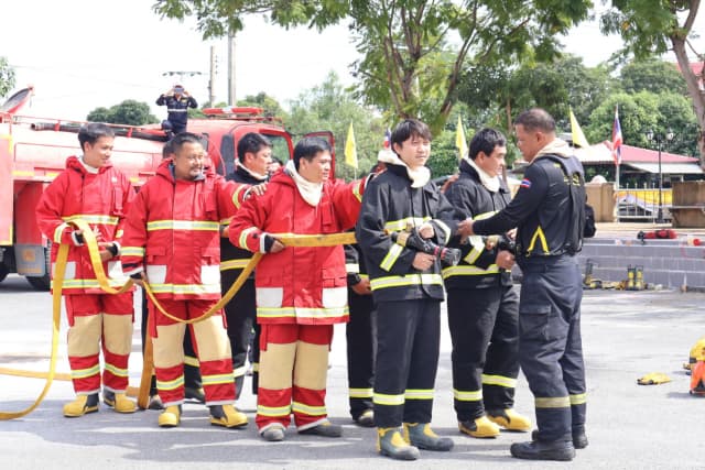 ครงการฝึกซ้อมแผนด้านการป้องกันและบรรเทาสาธารณภัย ประจำปี 2568 ภาพที่ 35