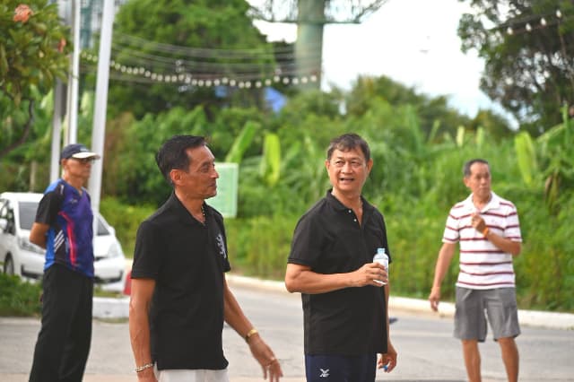 ภาพความประทับใจกิจกรรมเต้นแอโรบิค "เสืยเหงื่อกันหน่อยไหม?" ภายใต้โครงการส่งเสริมสุขภาพประชาชนด้วยการออกกำลังการเต้นแอโรบิค ในวันพุธ 26 สิงหาคม 2569 ภาพที่ 46